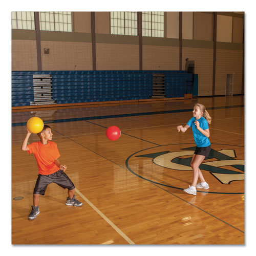 Picture of Rhino Skin Dodge Ball Set, 8" Diameter, Assorted Colors, 6/Set