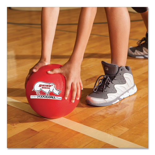 Picture of Rhino Skin Dodge Ball Set, 8" Diameter, Assorted Colors, 6/Set