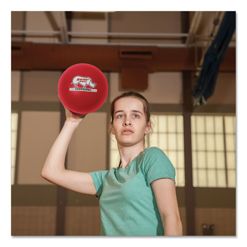Picture of Rhino Skin Dodge Ball Set, 8" Diameter, Assorted Colors, 6/Set