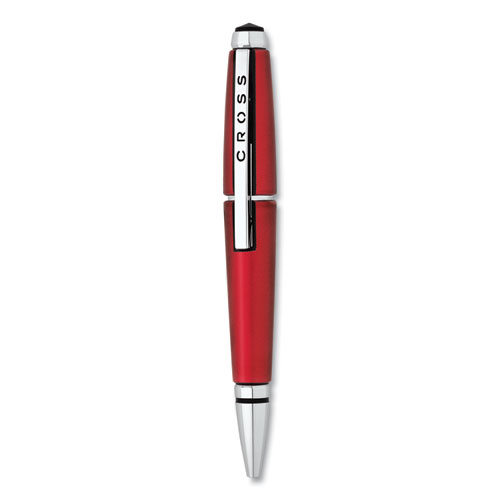 Picture of Edge Gel Pen, Retractable, Medium 0.7 mm, Black Ink, Red Barrel