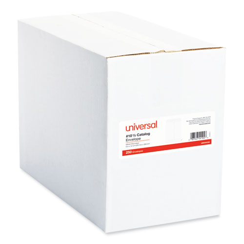 Picture of Catalog Envelope, 24 lb Bond Weight Paper, #10 1/2, Square Flap, Gummed Closure, 9 x 12, White, 250/Box