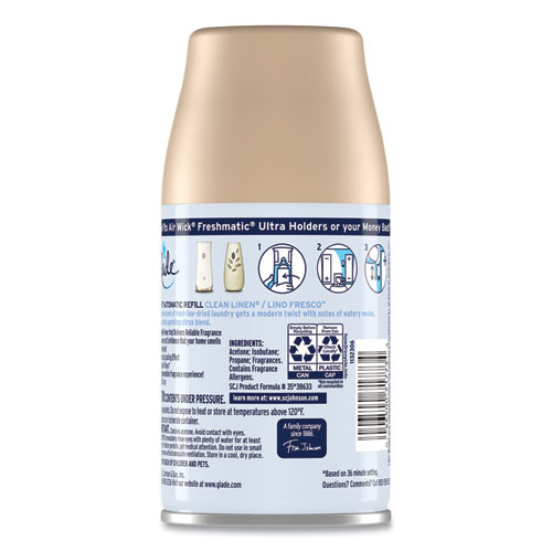 Picture of Automatic Air Freshener, Clean Linen, 6.2 oz