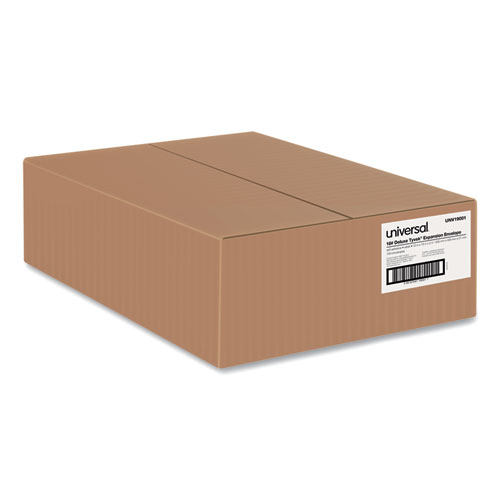 Picture of Deluxe Tyvek Expansion Envelopes, Open-End, 2" Capacity, #15 1/2, Square Flap, Self-Adhesive Closure, 12 x 16, White, 100/Box