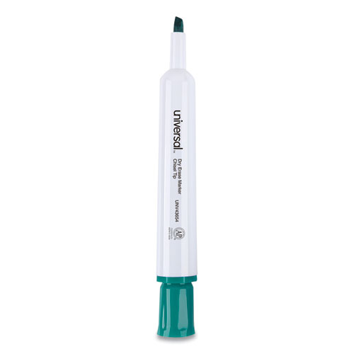 Picture of Dry Erase Marker, Broad Chisel Tip, Green, Dozen