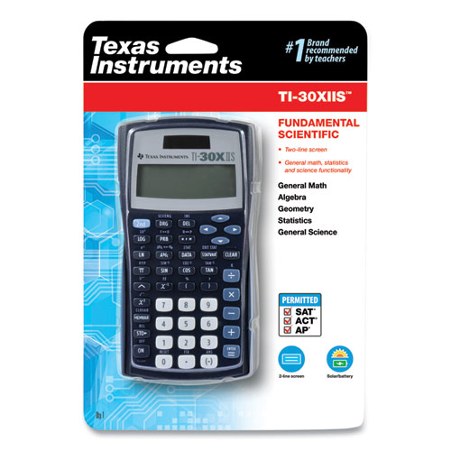 Picture of TI-30X IIS Scientific Calculator, 10-Digit LCD, Black