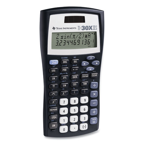 Picture of TI-30X IIS Scientific Calculator, 10-Digit LCD, Black