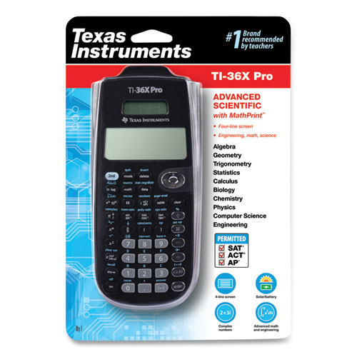 Picture of TI-36X Pro Scientific Calculator, 16-Digit LCD