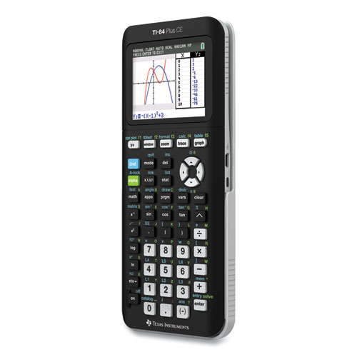 Picture of TI-84 Plus CE Programmable Color Graphing Calculator, 10-Digit LCD, Black