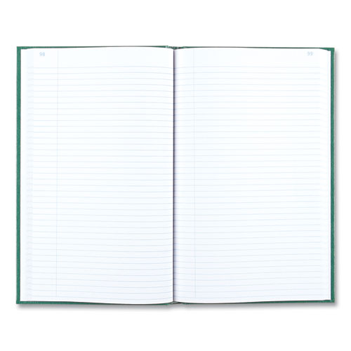 Picture of Emerald Series Account Book, Green Cover, 12.25 x 7.25 Sheets, 300 Sheets/Book