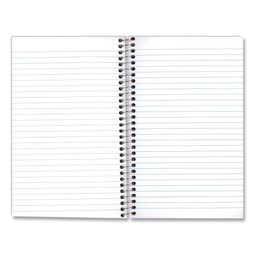 Picture of Single-Subject Wirebound Notebooks, Medium/College Rule, Blue Kolor Kraft Front Cover, (80) 9.5 x 6 Sheets