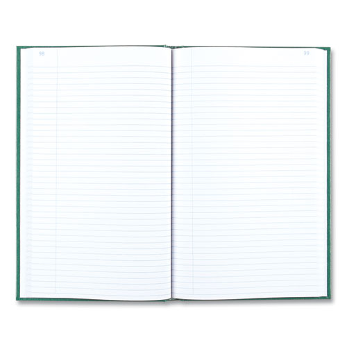 Picture of Emerald Series Account Book, Green Cover, 12.25 x 7.25 Sheets, 500 Sheets/Book