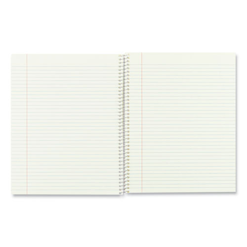 Picture of Single-Subject Wirebound Notebooks, Narrow Rule, Brown Paperboard Cover, (80) 10 x 8 Sheets