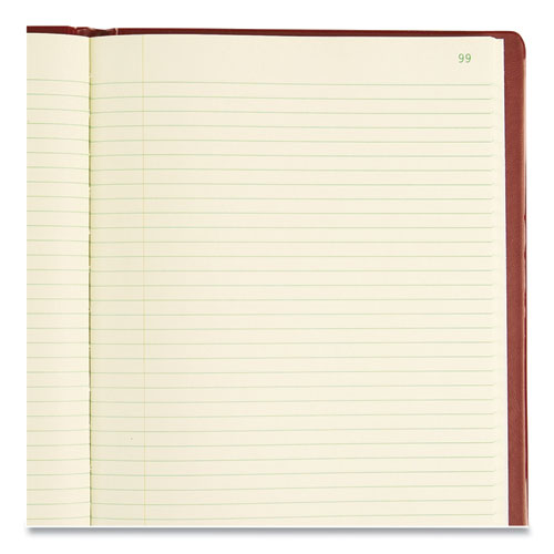 Picture of National Brand Red Vinyl Series Journal, 1-Subject, Medium/College Rule, Red Cover, (300) 10 x 7.75 Sheets