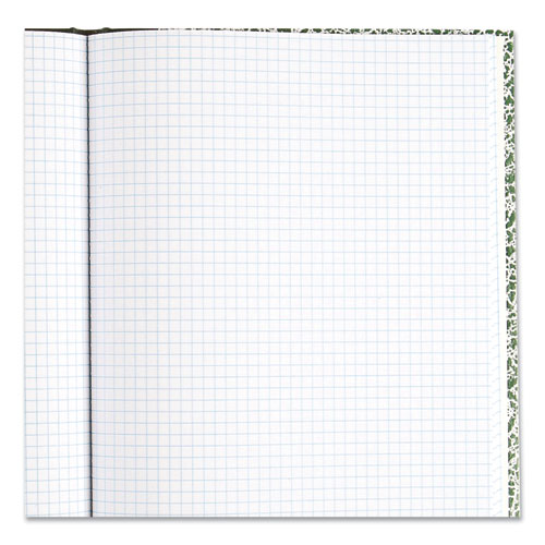 Picture of Lab Notebook, Quadrille Rule (5 sq/in), Green Marble Cover, (96) 10.13 x 7.88 Sheets