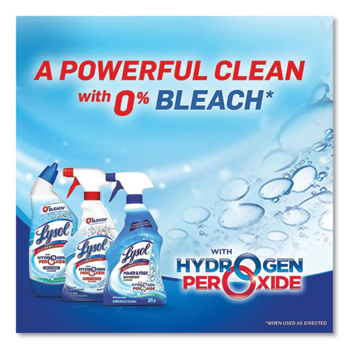 Picture of Bathroom Cleaner with Hydrogen Peroxide, Cool Spring Breeze, 22 oz Trigger Spray Bottle, 12/Carton