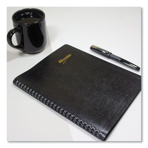 Picture of Essential Collection 14-Month Ruled Monthly Planner, 8.88 x 7.13, Black Cover, 14-Month: Dec 2024 to Jan 2026