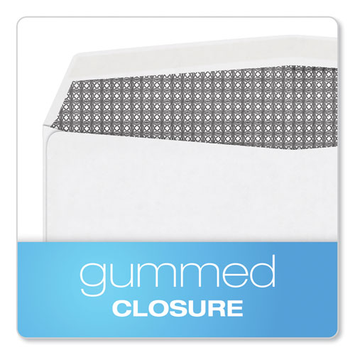 Picture of W-2 Laser Double Window Envelope, Commercial Flap, Gummed Closure, 5.63 x 9, White, 50/Pack