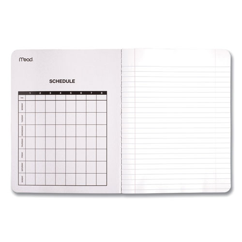 Picture of Square Deal Composition Book, Medium/College Rule, Black Cover, (100) 9.75 x 7.5 Sheets