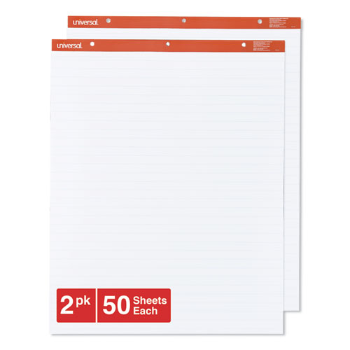 Picture of Easel Pads/Flip Charts, Presentation Format (1" Rule), 27 x 34, White, 50 Sheets, 2/Carton