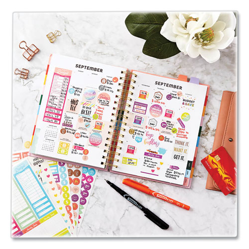 Picture of Budgeting Planner Stickers, Budget Theme, Assorted Colors, 1,224/Pack