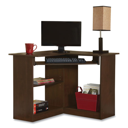 Picture of Corner Desk, 35.38" x 35.38" x 28.88", Resort Cherry