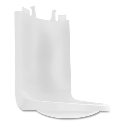 Picture of Shield Floor and Wall Protector Attachment for ES and CS Hand Sanitizer Dispensers, 4.68 x 5.98 x 3.86, White