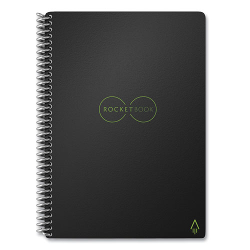 Picture of Core Smart Notebook, Dotted Rule, Black Cover, (18) 8.8 x 6 Sheets