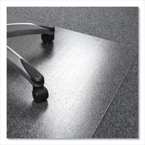 Picture of Cleartex Ultimat Polycarbonate Chair Mat for High Pile Carpets, 60" w x 48" l, Clear