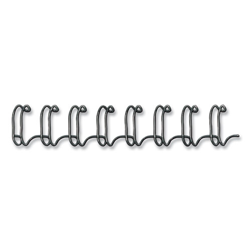 Picture of Wire Bindings, 1/4" Diameter, 35 Sheet Capacity, White, 25/Pack