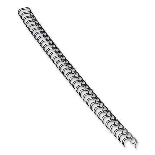 Picture of Wire Bindings, 1/4" Diameter, 35 Sheet Capacity, White, 25/Pack