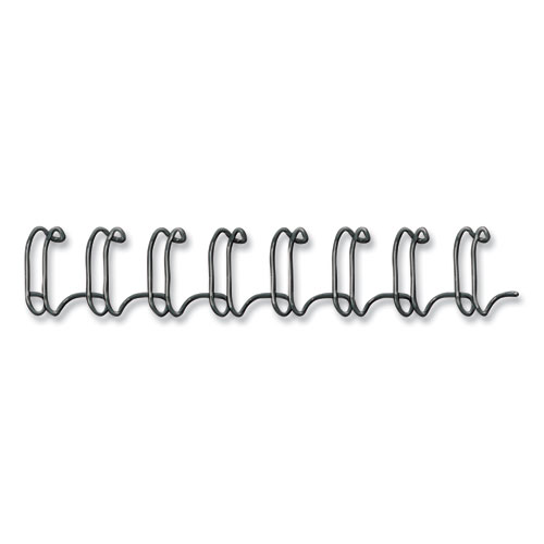 Picture of Wire Bindings, 1/4" Diameter, 35 Sheet Capacity, Black, 25/Pack