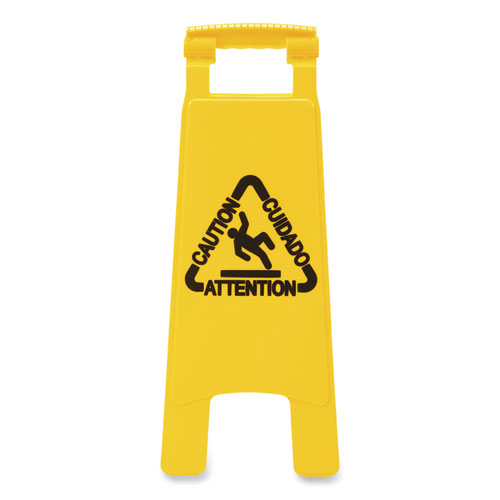 Picture of Site Safety Wet Floor Sign, 2-Sided, 10 x 2 x 26, Yellow