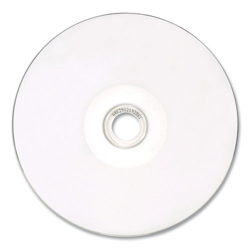 Picture of CD-R DataLifePlus Printable Recordable Disc, 700 MB/80 min, 52x, Spindle, Hub Printable, White, 50/Pack