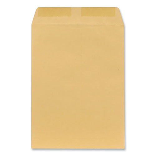 Picture of Catalog Envelope, 28 lb Bond Weight Kraft, #10 1/2, Square Flap, Gummed Closure, 9 x 12, Brown Kraft, 100/Box