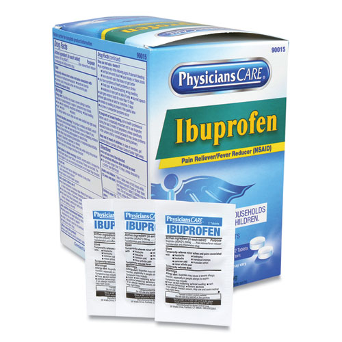 Picture of Ibuprofen Medication, Two-Pack, 50 Packs/Box