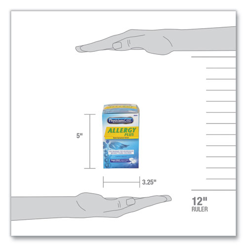 Picture of Allergy Antihistamine Medication, Two-Pack, 50 Packs/Box