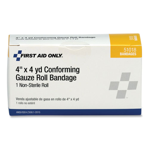 Picture of First Aid Conforming Gauze Bandage, Non-Sterile, 4" Wide