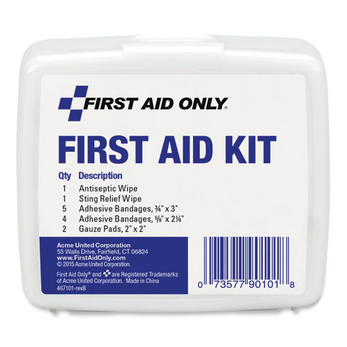 Picture of First Aid On the Go Kit, Mini, 13 Pieces, Plastic Case