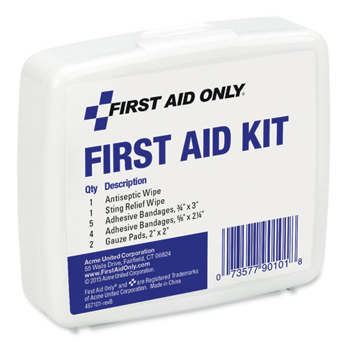 Picture of First Aid On the Go Kit, Mini, 13 Pieces, Plastic Case