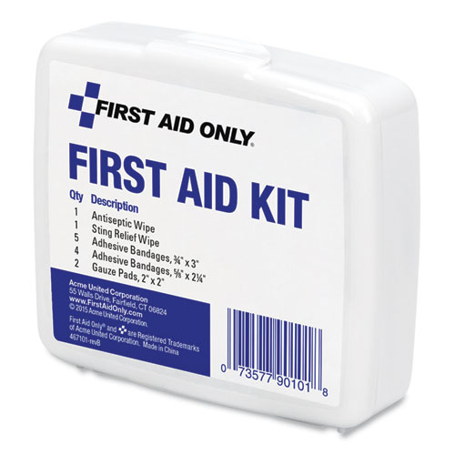 Picture of First Aid On the Go Kit, Mini, 13 Pieces, Plastic Case