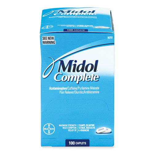 Picture of Complete Menstrual Caplets, Two-Pack, 50 Packs/Box