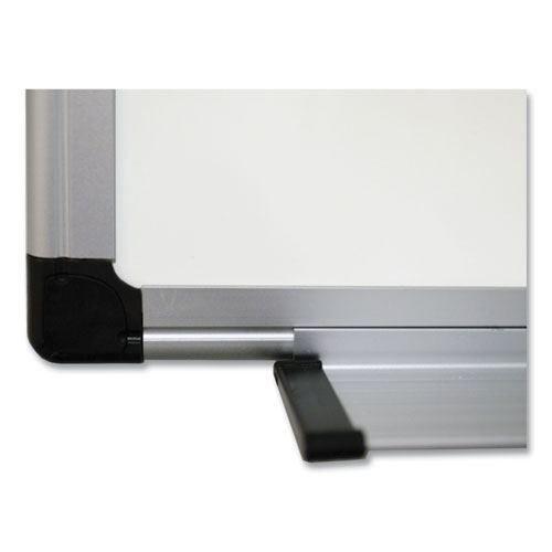 Picture of Porcelain Value Dry Erase Board, 36" x 48", White Surface, Satin Aluminum Frame