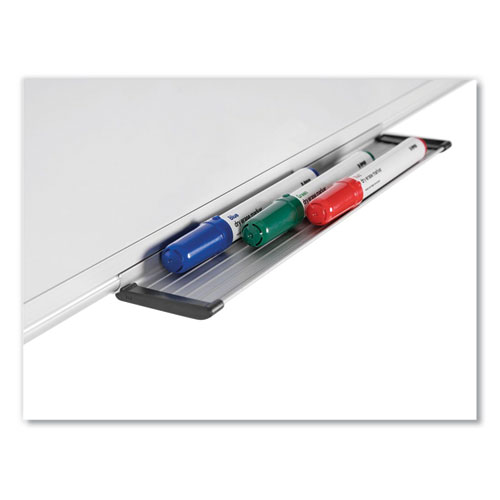 Picture of Porcelain Value Dry Erase Board, 48" x 96", White Surface, Satin Aluminum Frame