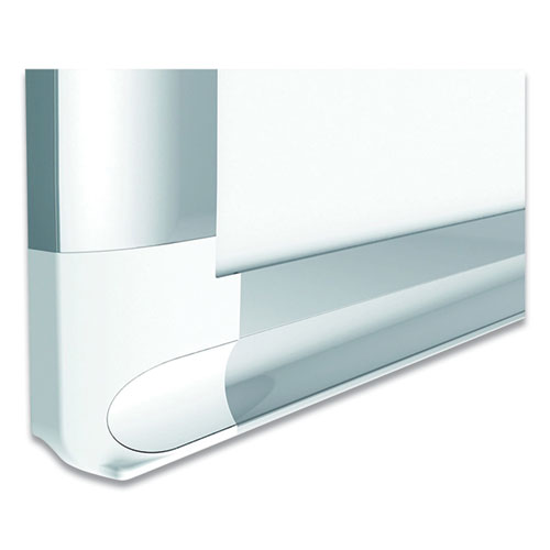 Picture of Magnetic Dry Erase Calendar Board, Four-Month Planning/Scheduling, 48" x 36", White Surface, Satin Aluminum Frame