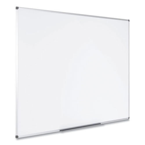 Picture of Value Lacquered Steel Magnetic Dry Erase Board, 18" x 24", White Surface, Satin Aluminum Frame