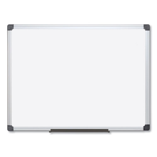 Value+Lacquered+Steel+Magnetic+Dry+Erase+Board%2C+96+x+48%2C+White+Surface%2C+Silver+Aluminum+Frame