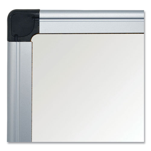 Picture of Value Lacquered Steel Magnetic Dry Erase Board, 96" x 48", White Surface, Satin Aluminum Frame