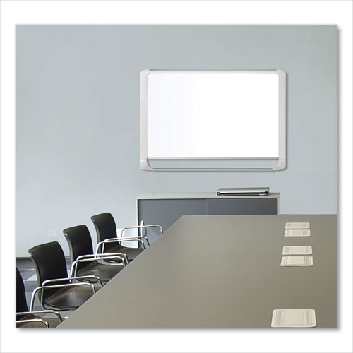 Picture of Gold Ultra Magnetic Dry Erase Boards, 36" x 24", White Surface, White/Natural Aluminum Frame