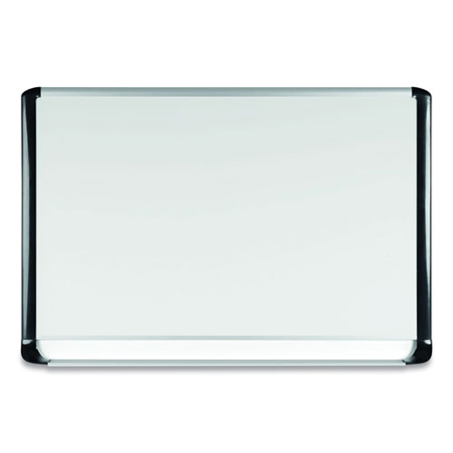 Picture of Gold Ultra Magnetic Dry Erase Boards, 72" x 48", White Surface, Black/Satin Aluminum Frame