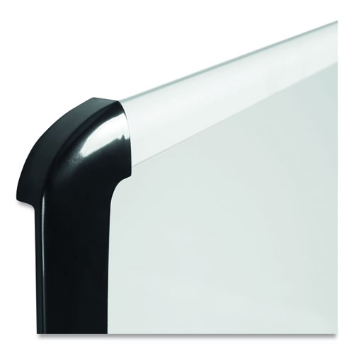 Picture of Gold Ultra Magnetic Dry Erase Boards, 72" x 48", White Surface, Black/Satin Aluminum Frame